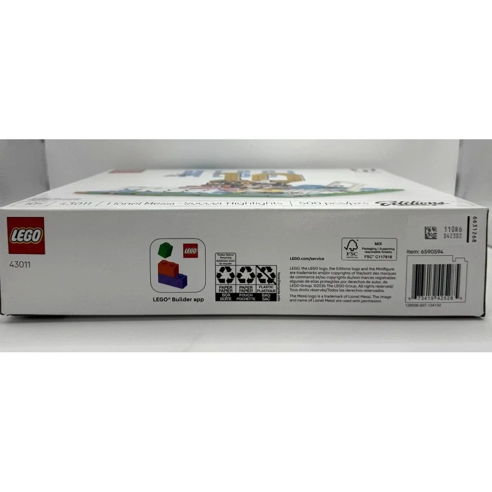 LEGO Lionel Messi Soccer Highlights Set 43011 Editions 500 Pcs New